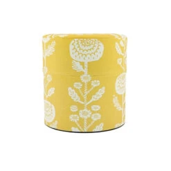 Small Tin Tea Caddy - Kiku