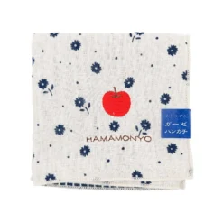Small Japanese Hand Towel - Apple