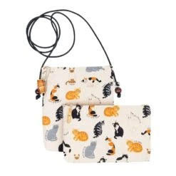 Shoulder Bag – Japanese Cats 13 Shoulder Bag – Japanese Cats -Nippon Life Market pochette bandouliere chats japonais 489