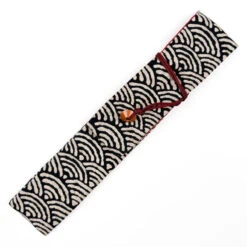 Fan Clutch Bag - Seigaiha