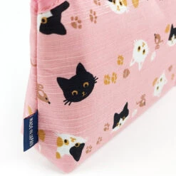 Japanese Pouch - Pink Cat 7 Japanese Pouch - Pink Cat -Nippon Life Market pochette japonaise chat rose 156