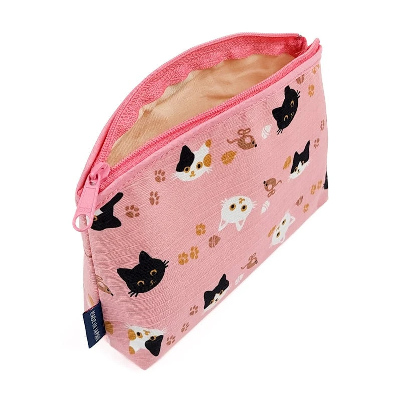 Japanese Pouch - Pink Cat 3 Japanese Pouch - Pink Cat - Image 3