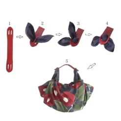 Leather Handle For Furoshiki Bag 7 Leather Handle For Furoshiki Bag -Nippon Life Market poignee en cuir sac furoshiki 904