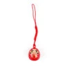 Daruma Bell Keychain