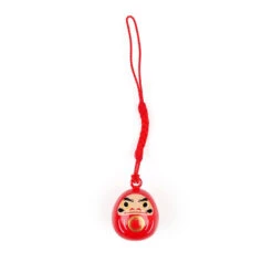 Daruma Bell Keychain