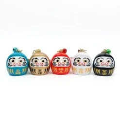 Large Japanese Keychain - Daruma (Color Of Choice) -Nippon Life Market porte cle grand daruma couleur au choix 972