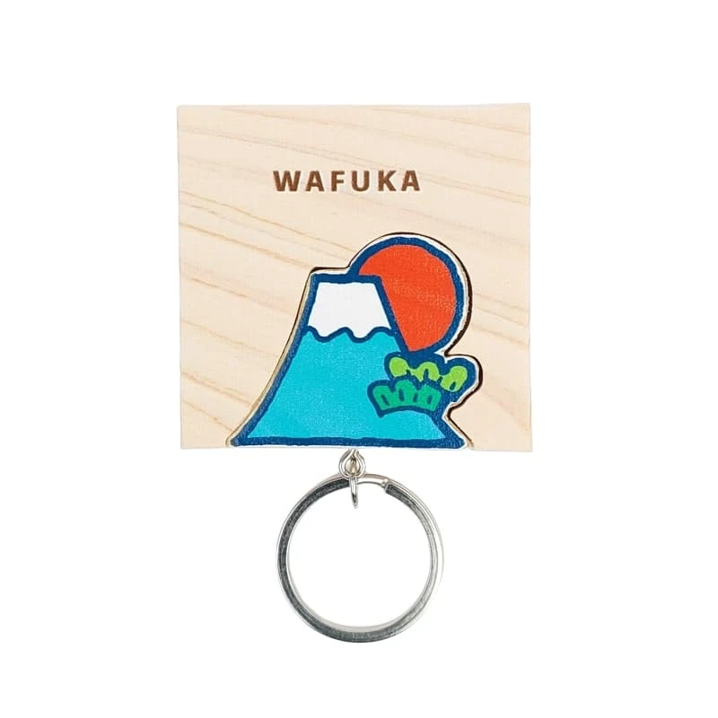 Japanese Keychain – Mount Fuji Cypress 1 Japanese Keychain – Mount Fuji Cypress