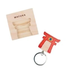 Japanese Keychain – Torii Cypress -Nippon Life Market porte cle japonais en cypres torii 365