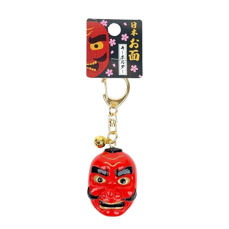 Japanese Keychain - Tengu Mask 1 Japanese Keychain - Tengu Mask