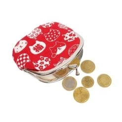 Gamaguchi Wallet – Neko Red -Nippon Life Market porte monnaie gamaguchi neko rouge 376