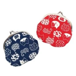 Gamaguchi Wallet – Neko Red -Nippon Life Market porte monnaie gamaguchi neko rouge 652