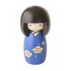 Kokeshi Doll -Kaika Blue