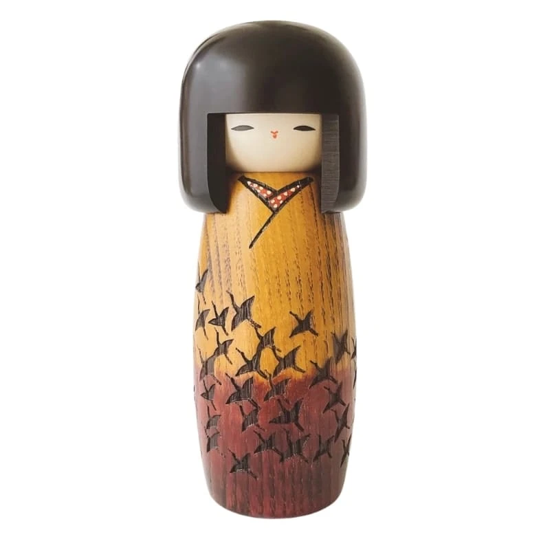 Kokeshi Doll - Tsuru No Mai 1 Kokeshi Doll - Tsuru No Mai
