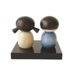 Kokeshi Dolls - Friendship -Nippon Life Market poupees kokeshi amitie 830