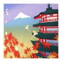 Furoshiki Fabric - Autumn - 19.7x19.7 In -Nippon Life Market produitsUDJ 2