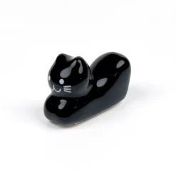 Chopstick Rest Black Cat