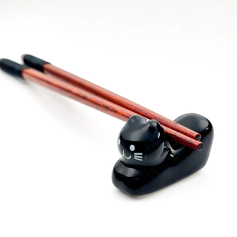 Chopstick Rest Black Cat 2 Chopstick Rest Black Cat - Image 2