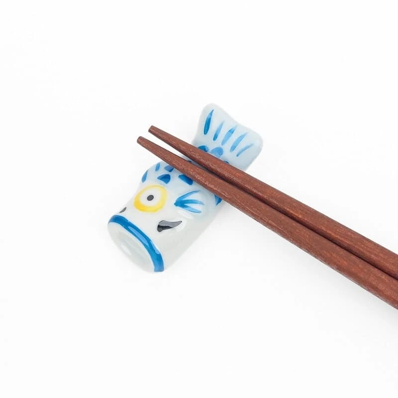 Japanese Chopstick Rest – Koinobori Blue 2 Japanese Chopstick Rest – Koinobori Blue - Image 2