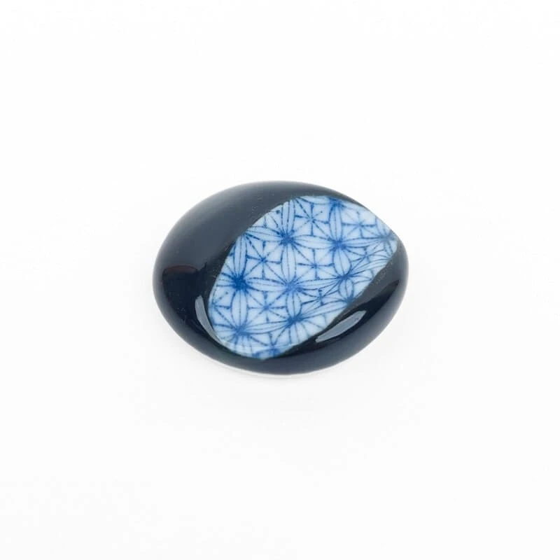 Japanese Chopstick Rest – Minoyaki Blue 1 Japanese Chopstick Rest – Minoyaki Blue
