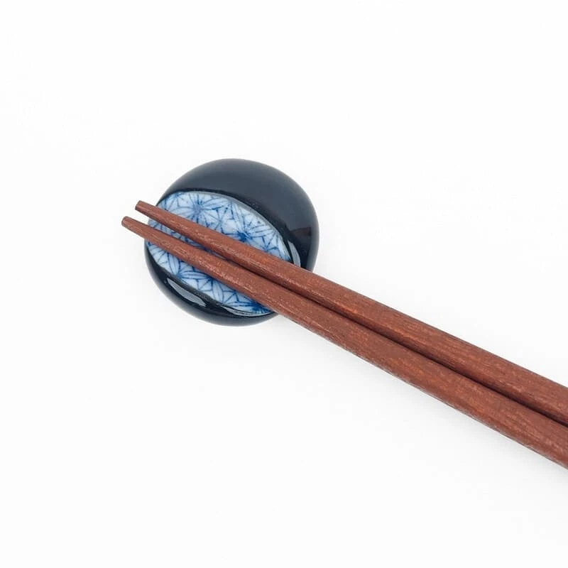 Japanese Chopstick Rest – Minoyaki Blue 2 Japanese Chopstick Rest – Minoyaki Blue - Image 2