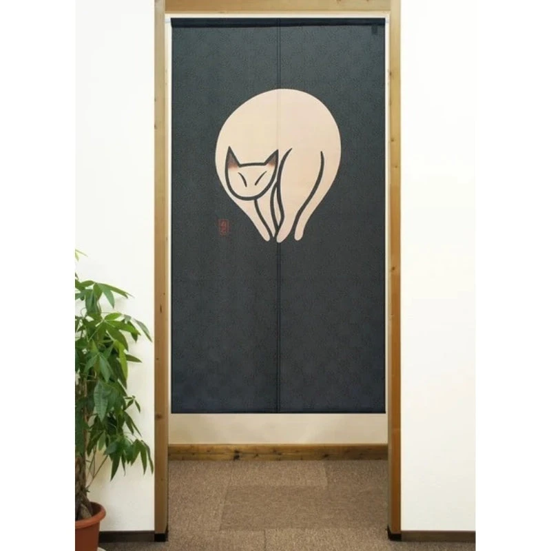 Japanese Curtain Cat 2 Japanese Curtain Cat - Image 2