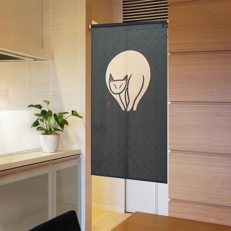 Japanese Curtain Cat 3 Japanese Curtain Cat - Image 3