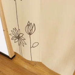 Japanese Curtain Noren Flower -Nippon Life Market rideau japonais noren fleur 189