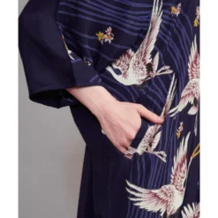 Japanese Crane Dress -Nippon Life Market robe japonaise grue 299