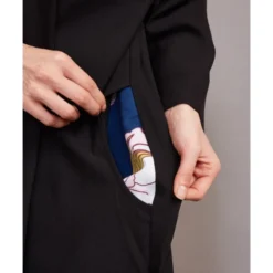 Japanese Dress Modern Black -Nippon Life Market robe japonaise moderne noire 174