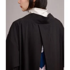 Japanese Dress Modern Black -Nippon Life Market robe japonaise moderne noire 417