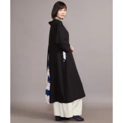 Japanese Dress Modern Black -Nippon Life Market robe japonaise moderne noire 848