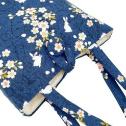 Japanese Bag – Usagi Sakura Blue -Nippon Life Market sac japonais usagi sakura bleu 272