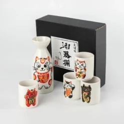 Maneki Neko Sake Set