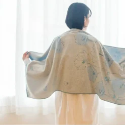 Japanese Towel – Poppy -Nippon Life Market serviette de bain japonaise coquelicot 482