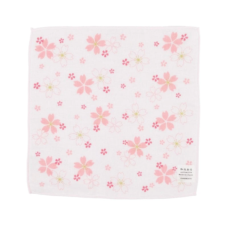 Japanese Cotton Tea Towel - Sakura 2 Japanese Cotton Tea Towel - Sakura - Image 2