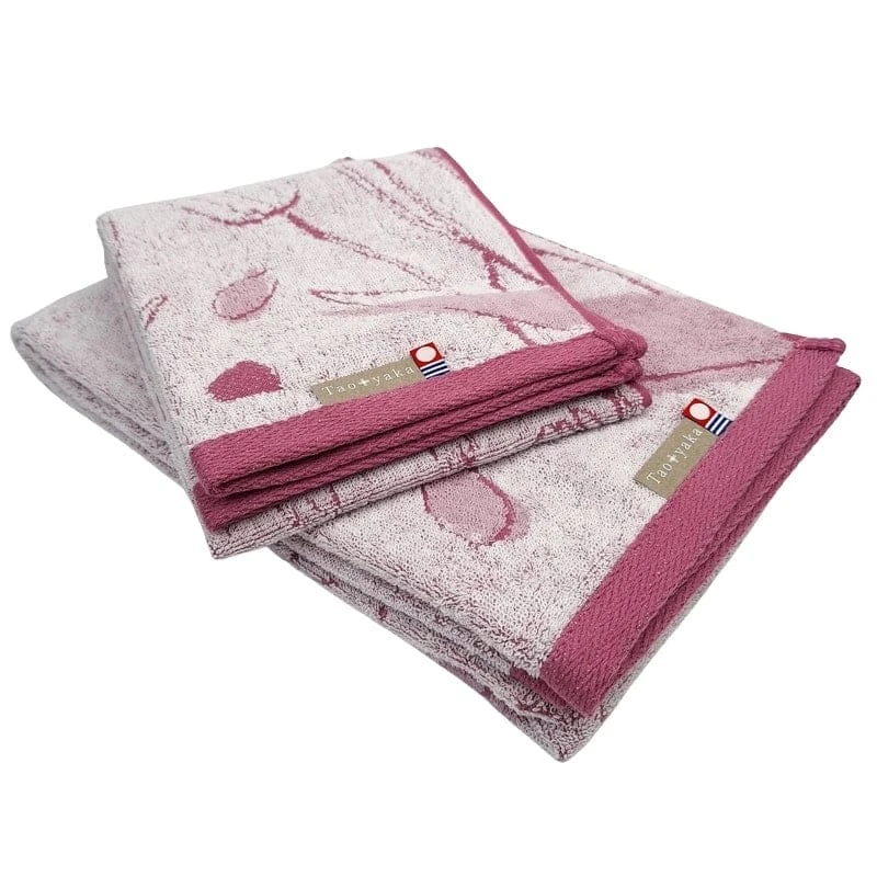 Japanese Face Towel – Tulip 4 Japanese Face Towel – Tulip - Image 4