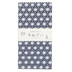 Blue Tenugui - Asanoha