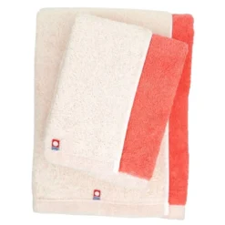 Japanese Imabari Face Towel - Bicolore Pink 9 Japanese Imabari Face Towel - Bicolore Pink -Nippon Life Market serviette visage imabari bicolore rose 218