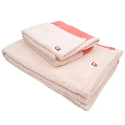 Japanese Imabari Face Towel - Bicolore Pink 10 Japanese Imabari Face Towel - Bicolore Pink -Nippon Life Market serviette visage imabari bicolore rose 806