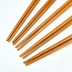 Set Of 5 Pairs Of Bamboo Chopsticks -Nippon Life Market set 5 paires de baguettes bambou 491