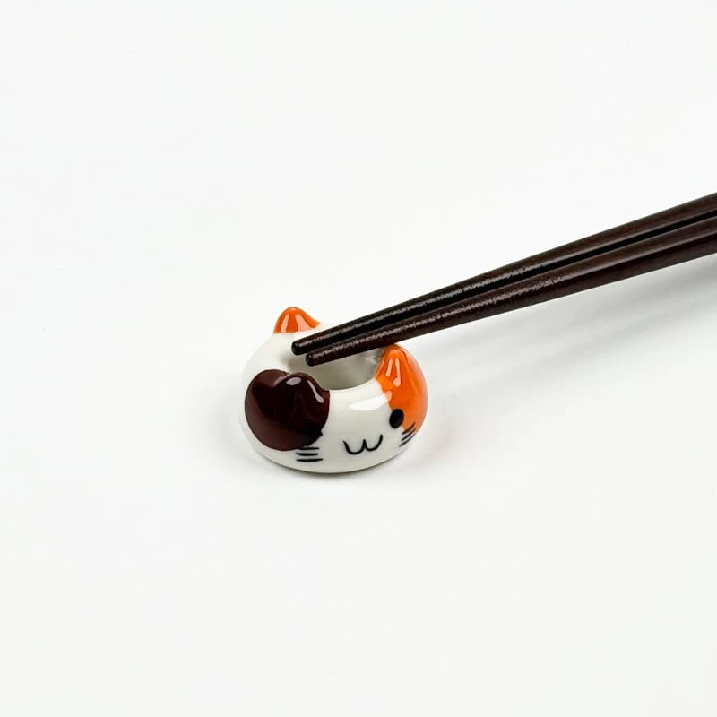 Japanese Chopstick Holder Set - Neko 3 Japanese Chopstick Holder Set - Neko - Image 3