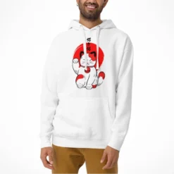 Lucky Cat Hoodie -Nippon Life Market sweat chat japonais porte bonheur 995