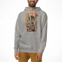 Japanese Streetwear Hoodie - Broccozilla -Nippon Life Market sweat japonais broccozilla 949