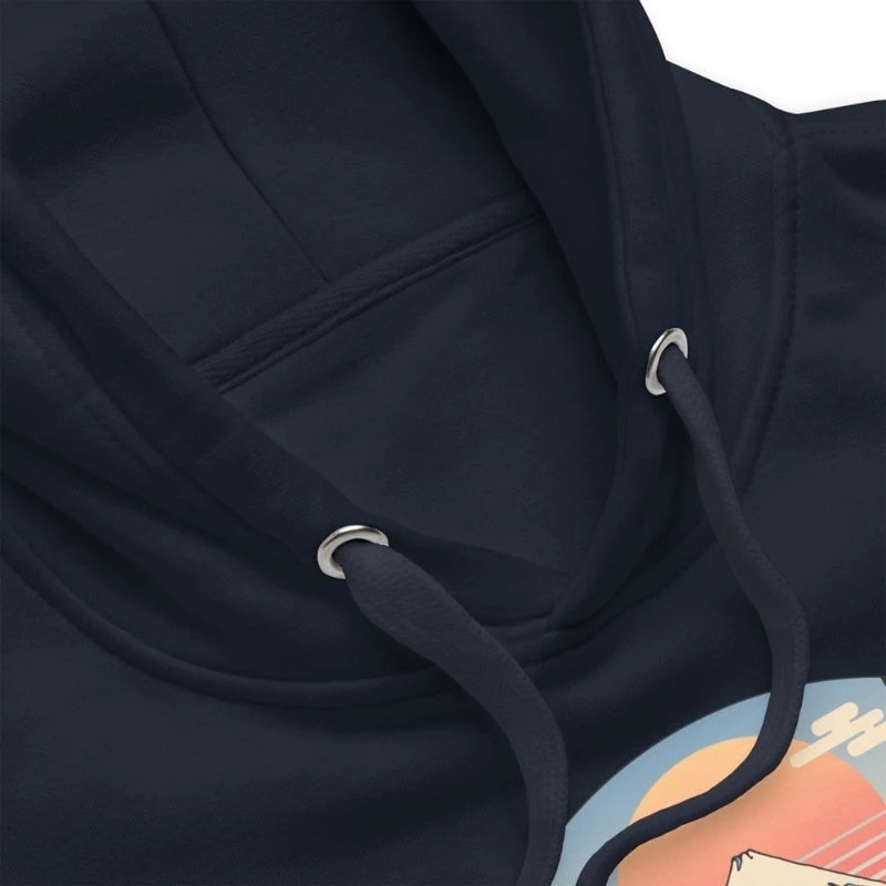 Japanese Hoodie - Cat & Mount Fuji 5 Japanese Hoodie - Cat & Mount Fuji - Image 5