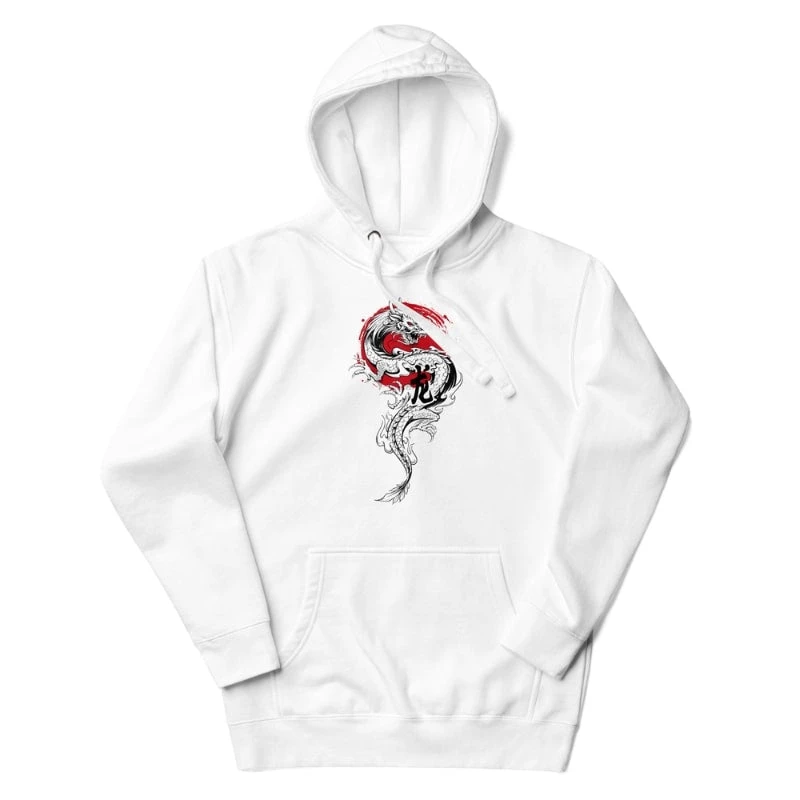 Japanese Hoodie - Dragon & Sun 1 Japanese Hoodie - Dragon & Sun
