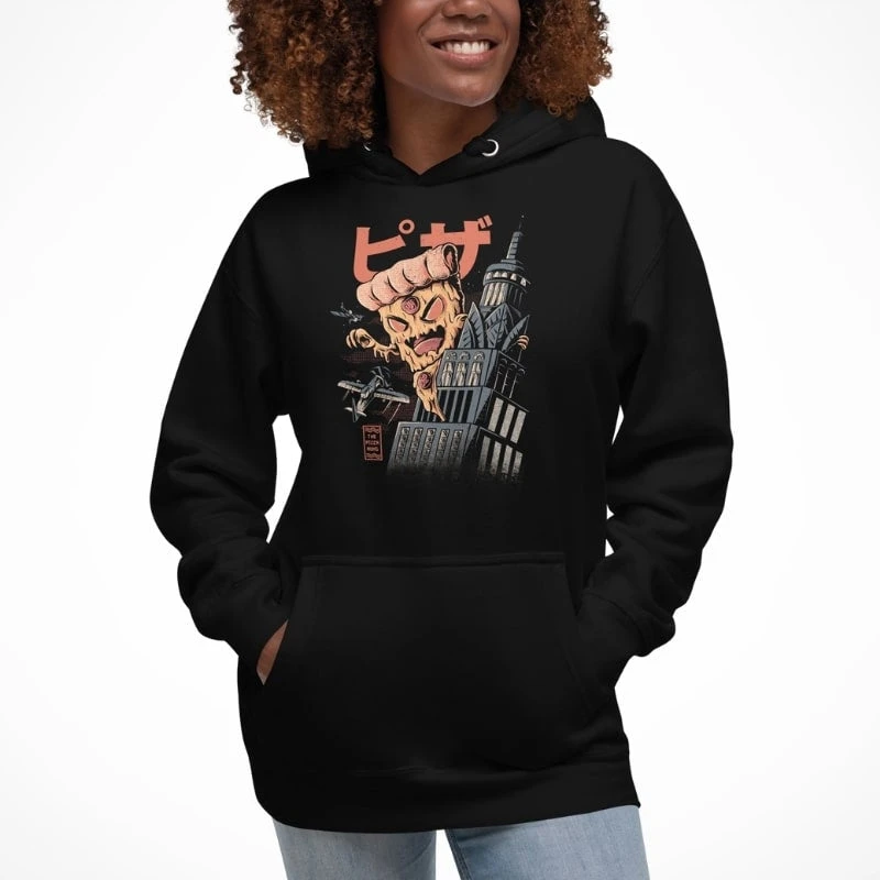 Japanese Hoodie - Godpizza 2 Japanese Hoodie - Godpizza - Image 2