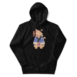 Japanese Hoodie - Neko Sushi Master