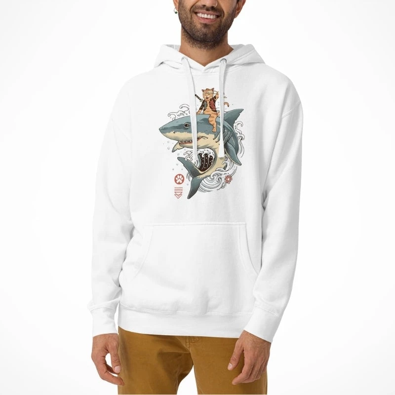 Japanese Hoodie - Neko Shark 2 Japanese Hoodie - Neko Shark - Image 2