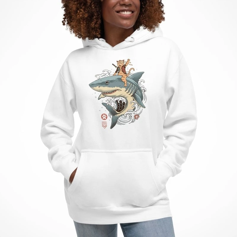 Japanese Hoodie - Neko Shark 3 Japanese Hoodie - Neko Shark - Image 3