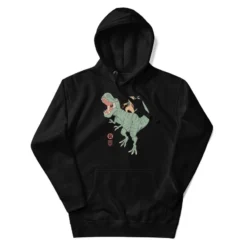 Japanese Hoodie - Neko T-Rex 8 Japanese Hoodie - Neko T-Rex -Nippon Life Market sweat japonais neko t rex s noir 893